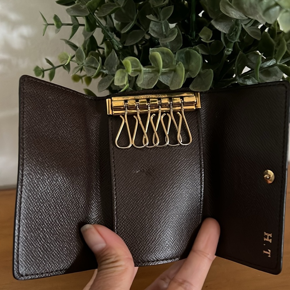 Authentic Lv Damier Ebene 6-Key Multicles Holder … - image 5